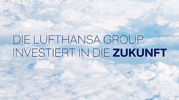 Wolkenbild, Poster zum Film über die Flugzeuge A350-900 und Boeing 787-9