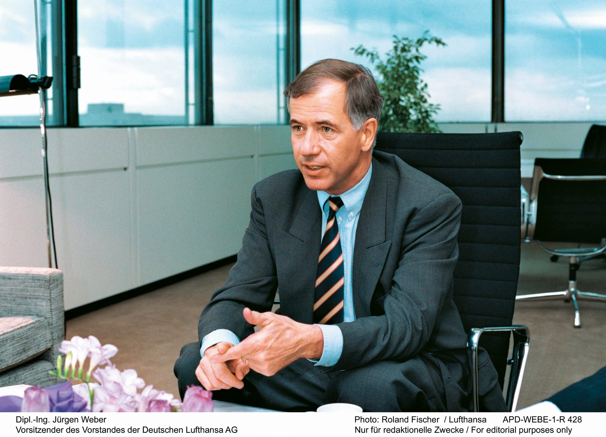 Jürgen Weber, Vorstandsvorsitzender der Deutschen Lufthansa AG seit Mai 1991.