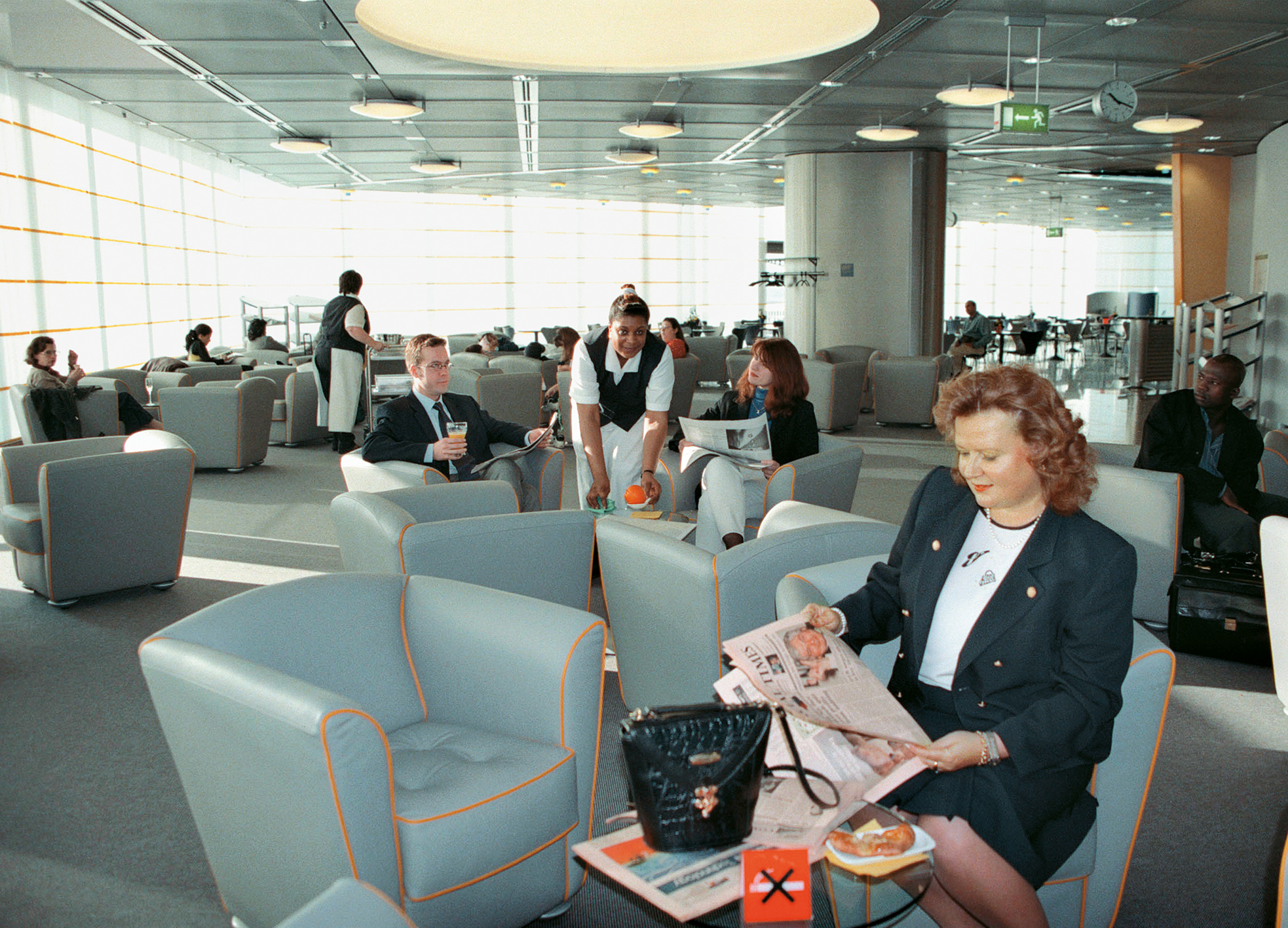 Der Frankfurter Flughafen: Hauptdrehscheibe im Lufthansa-Streckennetz. Die exklusiv von Lufthansa genutzten Bereiche A und B wurden aufwendig modernisiert.