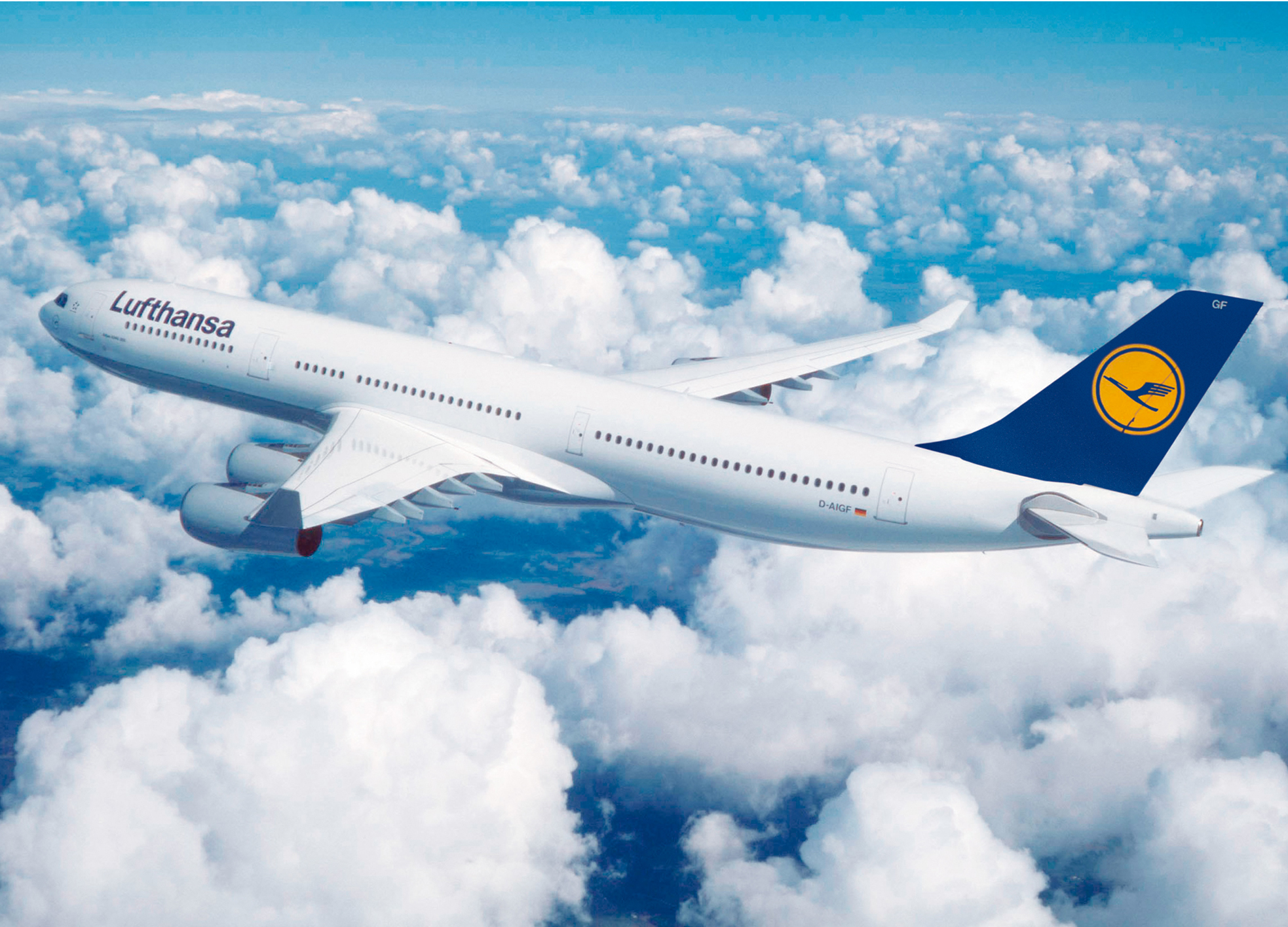 Der Kranich–seit Gründung Wappenvogel der Lufthansa.