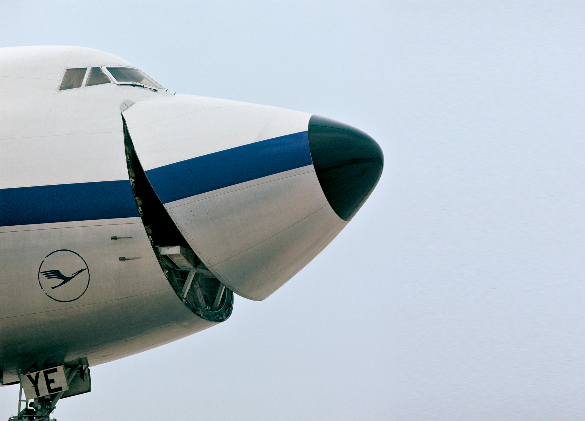 Die Frachtversion des Jumbo-Jets: Mithilfe der Frontladetür, der „Nase“, konnten sperrige Güter problemlos geladen werden.