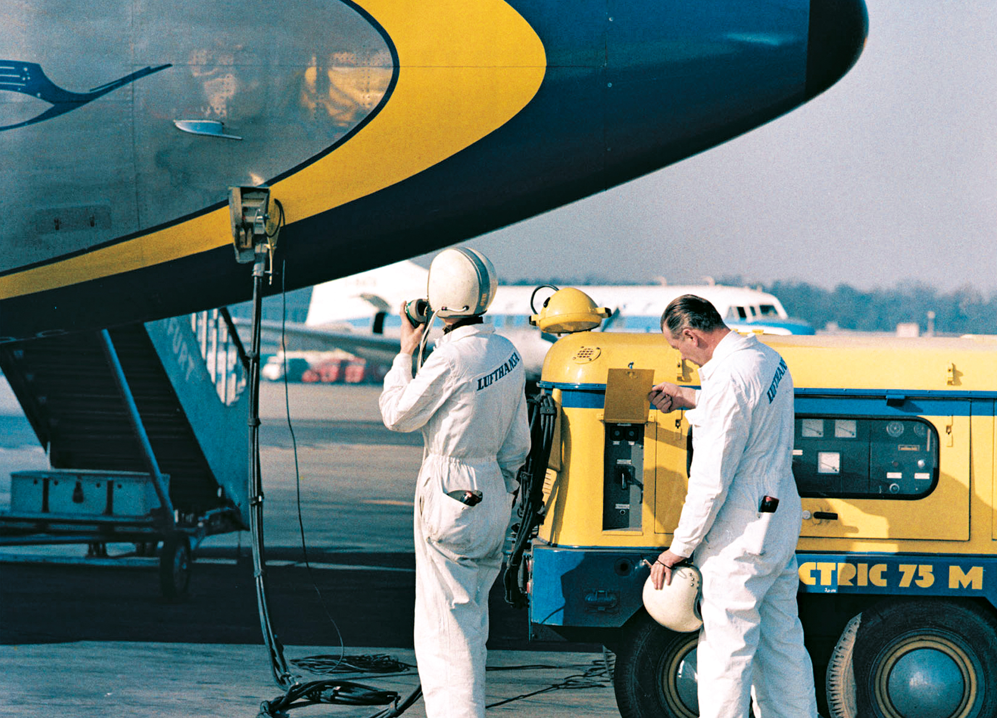 Startvorbereitung: Betankung einer Boeing B707