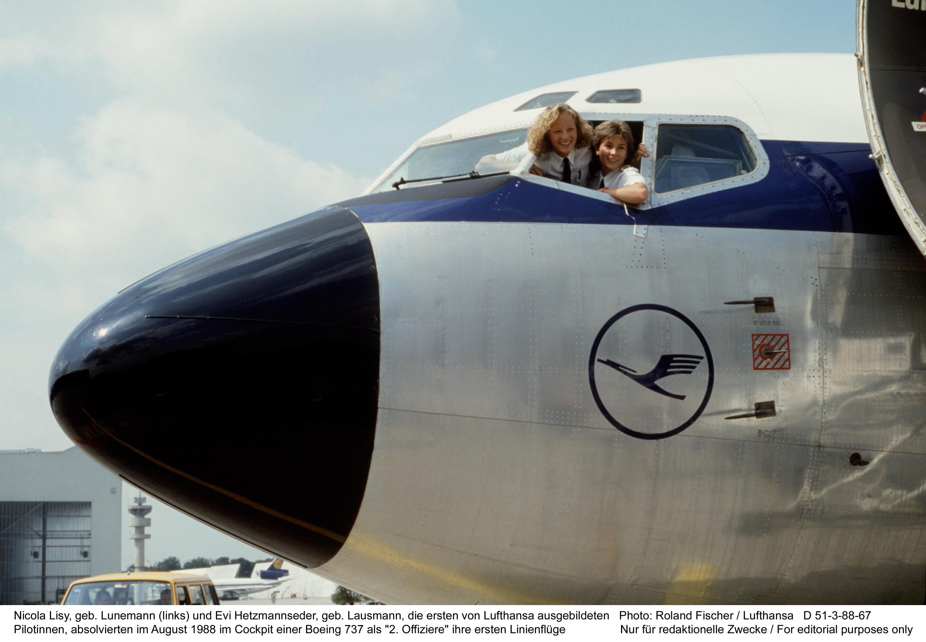 Pilotinnen am Start: Seit 30 Jahren fliegen Frauen für Lufthansa
