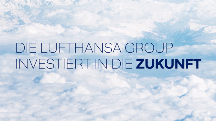 Wolkenbild, Poster zum Film über die Flugzeuge A350-900 und Boeing 787-9 Wolkenbild, Poster zum Film über die Flugzeuge A350-900 und Boeing 787-9